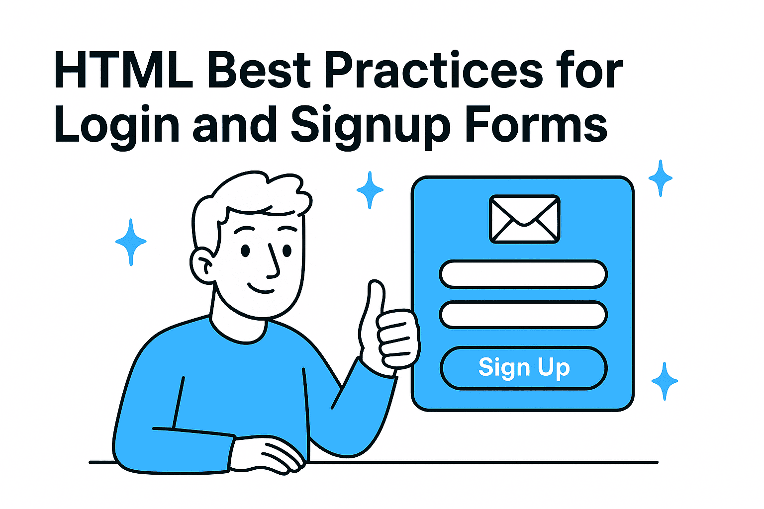 HTML Best Practices for Login and Signup Forms