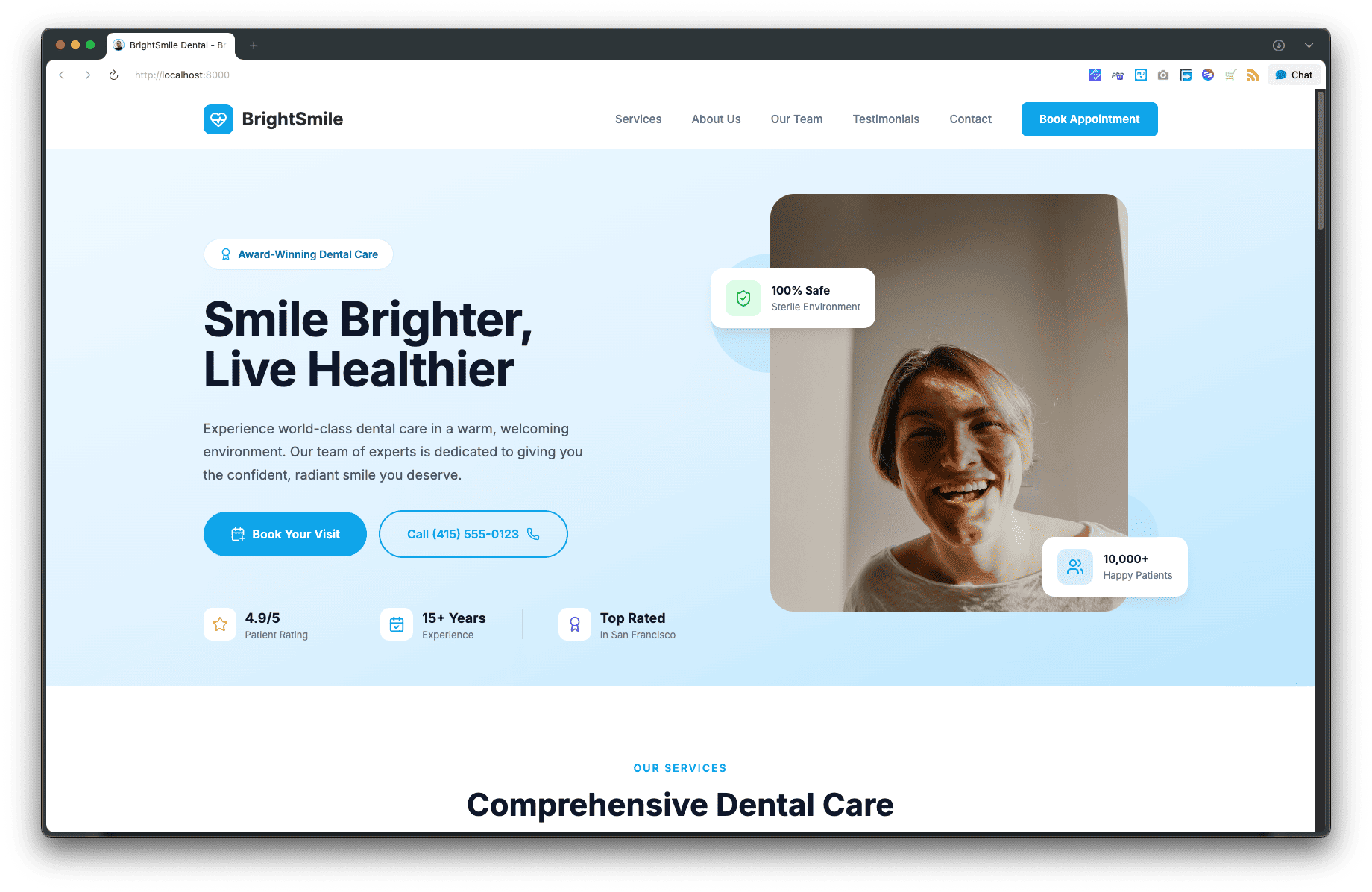 Dental Clinic Website