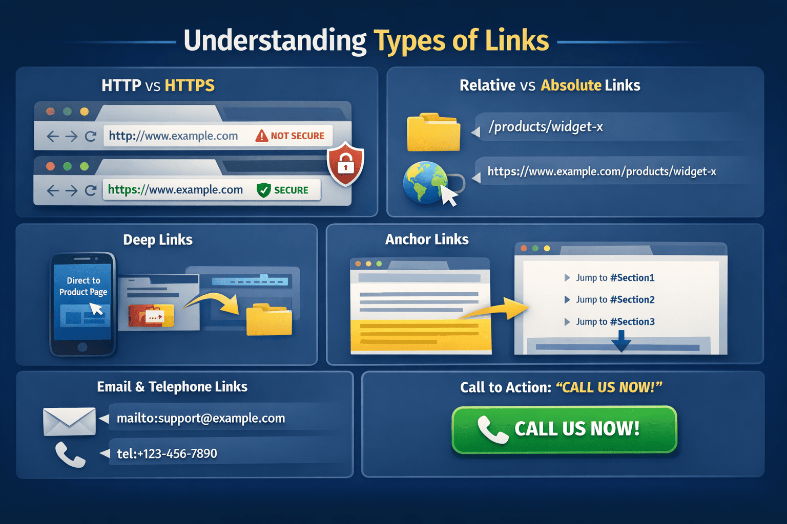 Beyond "Click Here": A Guide to Different Types of Links You Need to Know