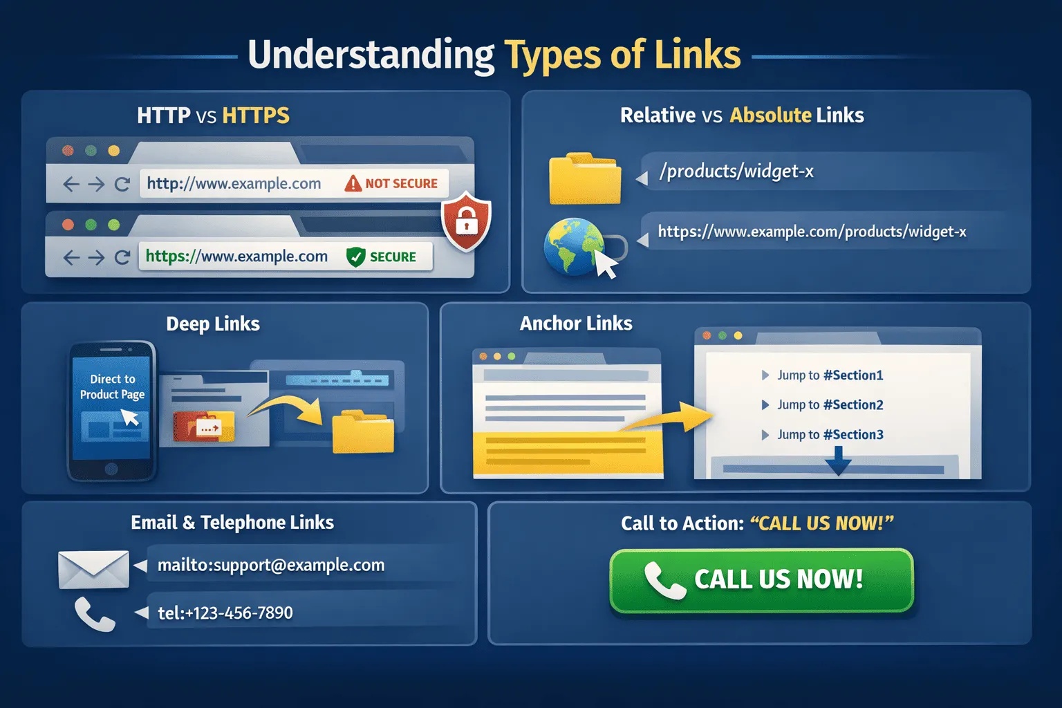 Beyond "Click Here": A Guide to Different Types of Links You Need to Know