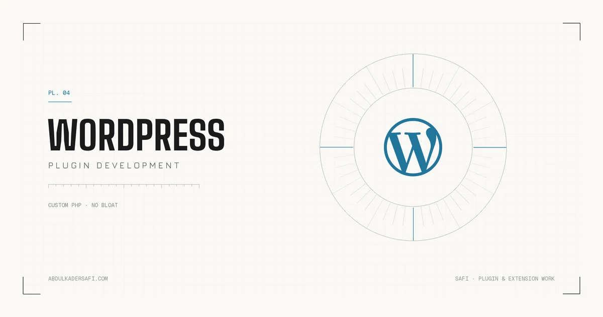 WordPress Plugin Development