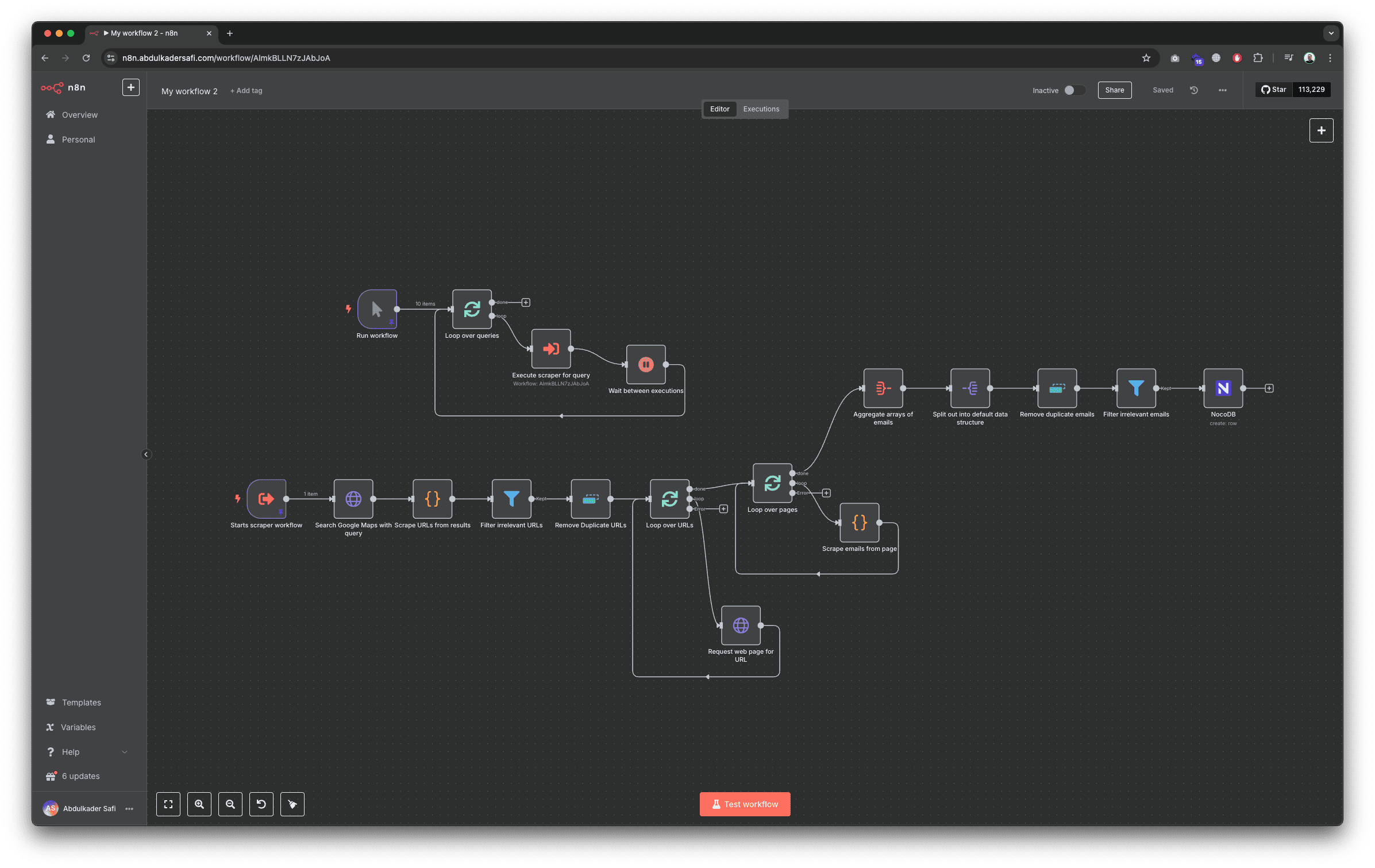 This project automates lead generation using n8n, a no-code workflow tool. It scrapes or pulls potential leads from sources like web forms, LinkedIn, or Google Sheets. Then filters, enriches, and stores them in a database or CRM—automatically, 24/7.