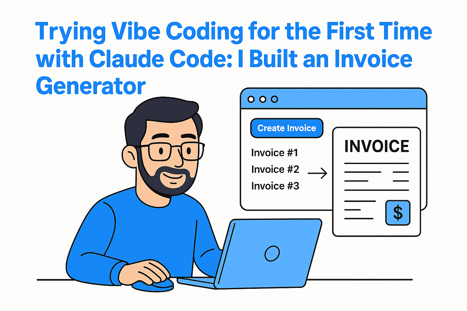 Trying Vibe Coding for the First Time with Claude Code: I Built an Invoice Generator in One Day