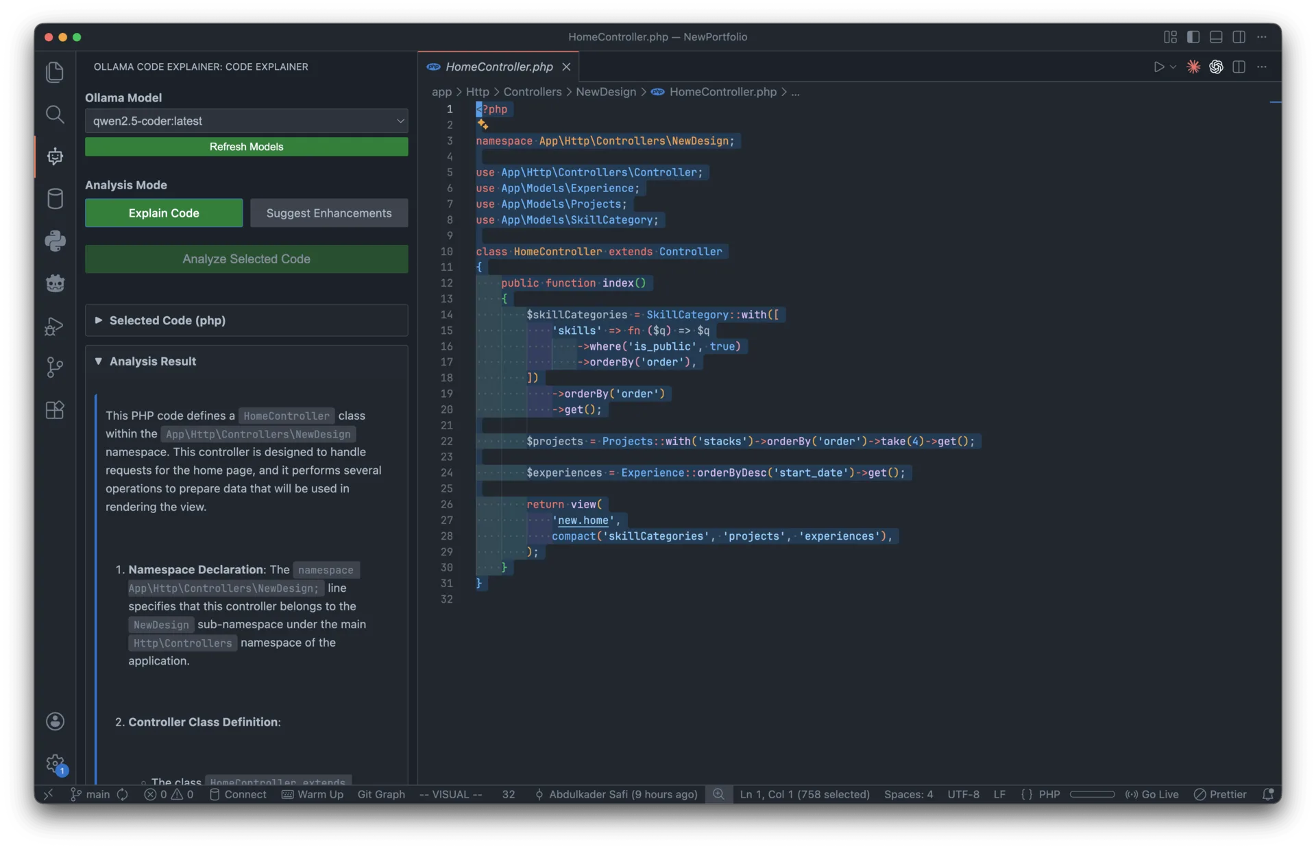 ClarifAI: Free AI-Powered Code Analysis for Visual Studio Code