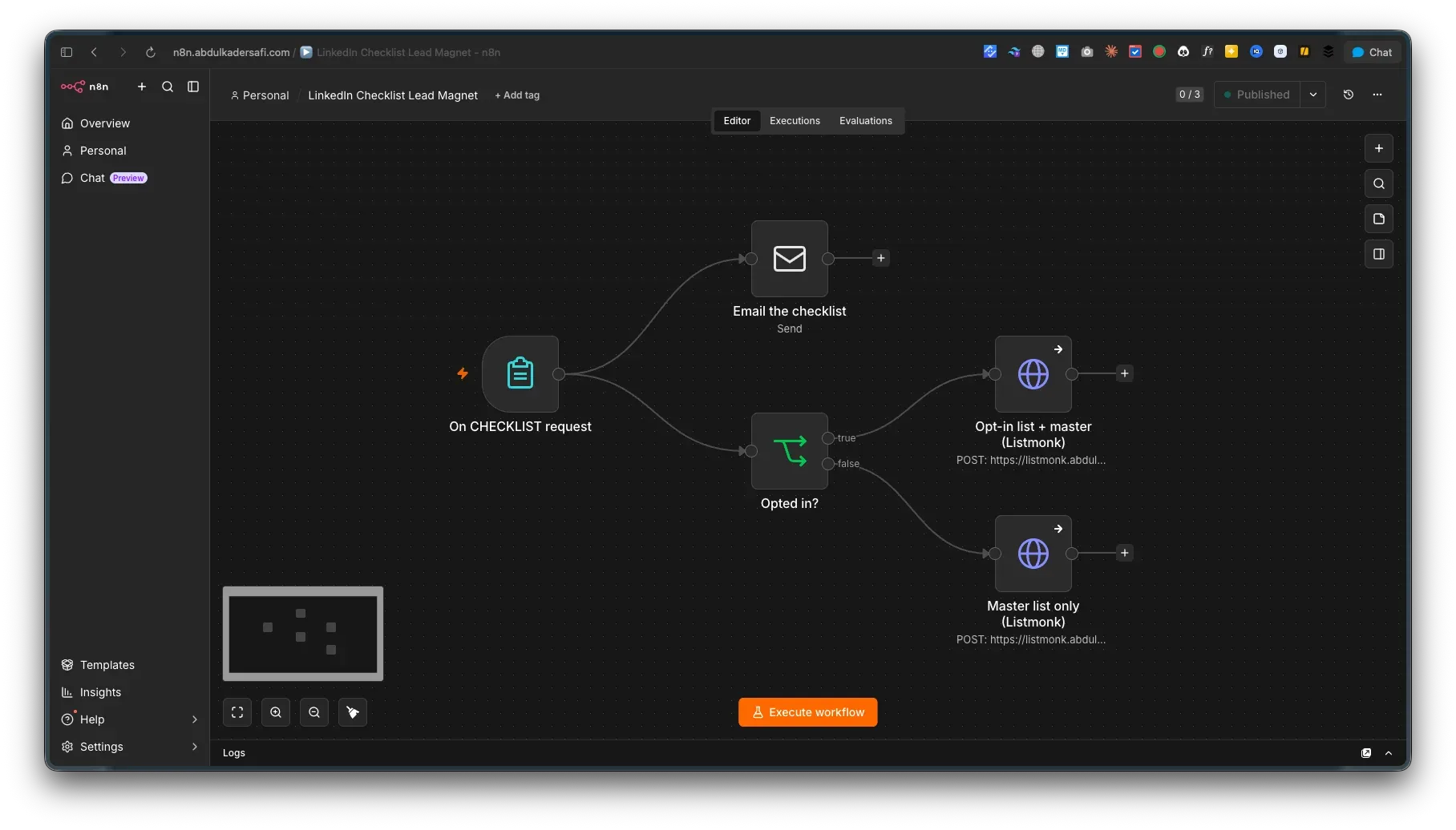 LinkedIn Lead Magnet Automation with n8n