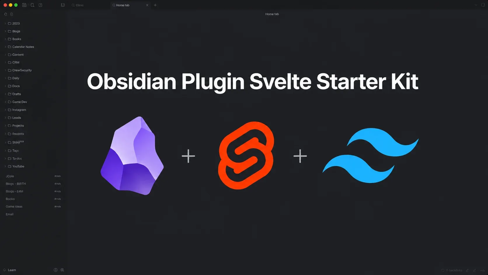 Obsidian Plugin Svelte Starter Kit