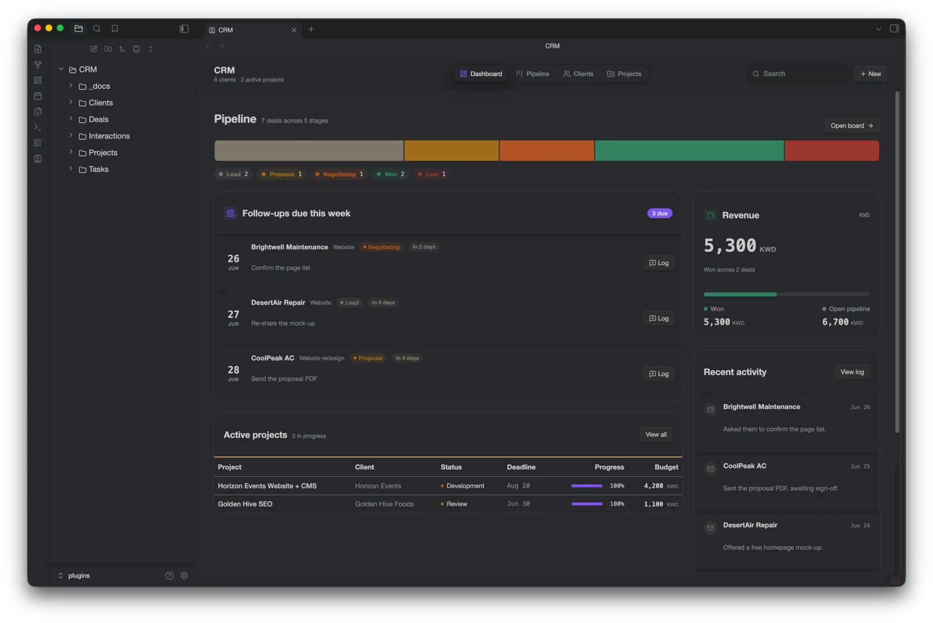 Vault CRM